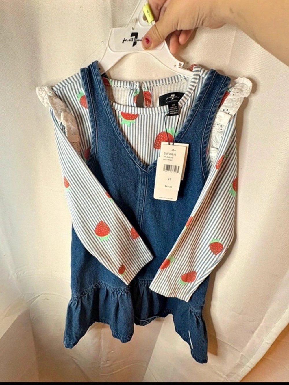For All Mankind Girls 4T Denim dress NWT